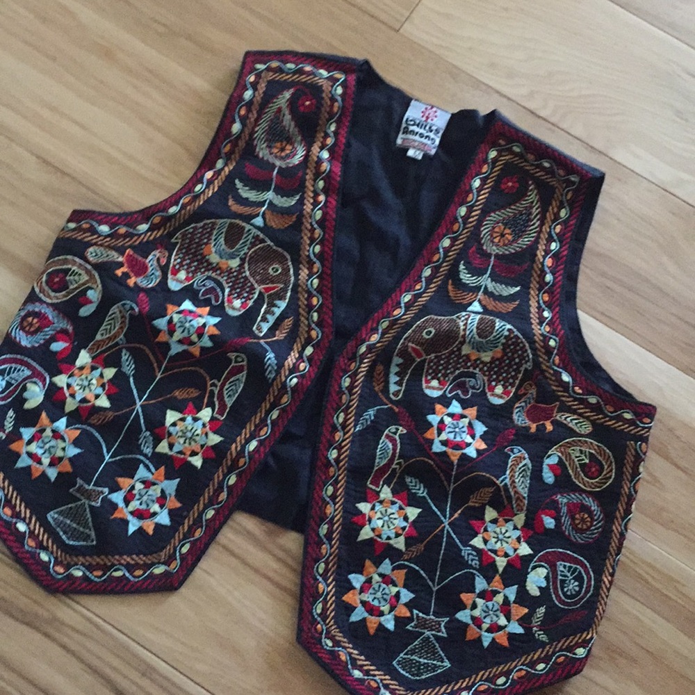 Bohemian Coachella Vest with Embroidery